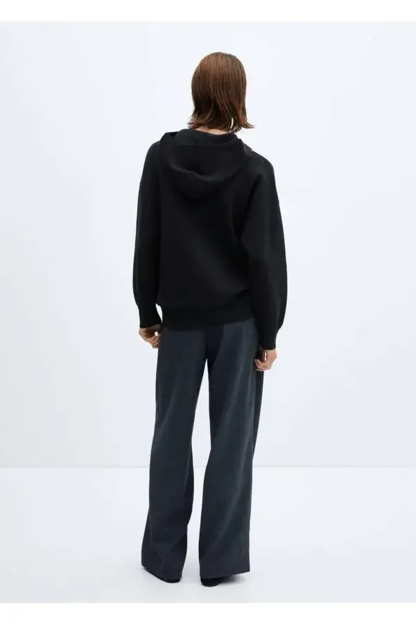 Hooded Sweatshirt with Front Pocket - 4