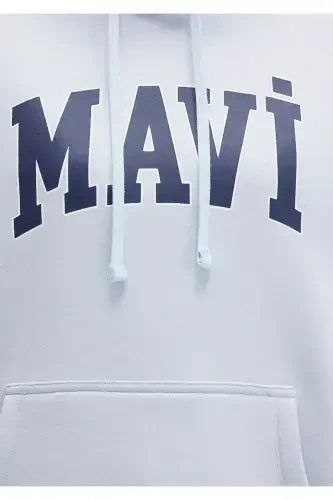 Hooded Sweatshirt with Logo Print 1600361-70717 - 7