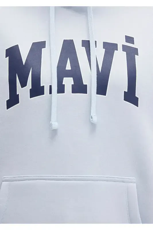 Hooded Sweatshirt with Logo Print 1600361-70717 - 7