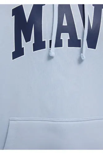 Hooded Sweatshirt with Logo Print 1600361-70717 - 7