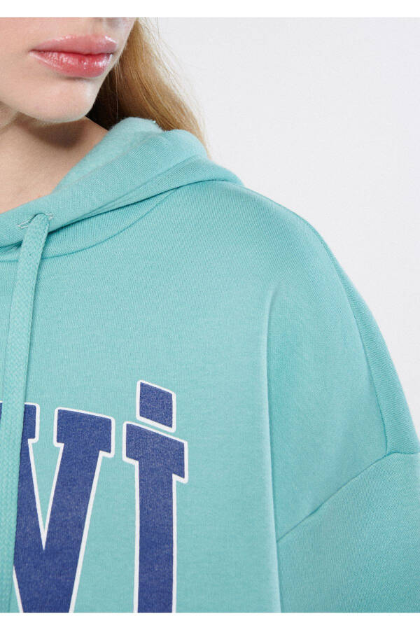 Hooded Sweatshirt with Logo Print 1600361-71463 - 6