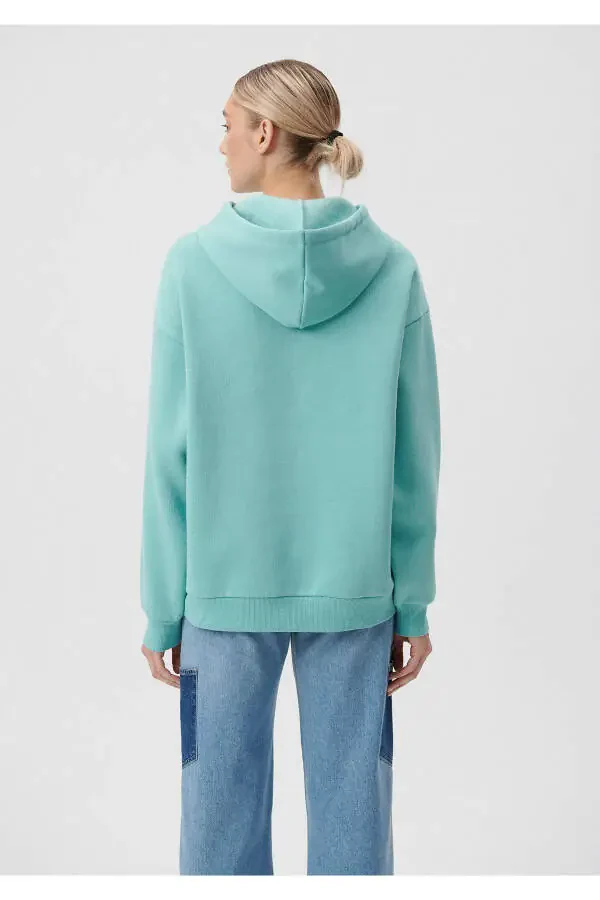 Hooded Sweatshirt with Logo Print 1600361-71463 - 3