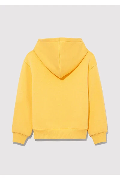 Hooded Sweatshirt with Logo, Yellow 7610035-71377 - 3