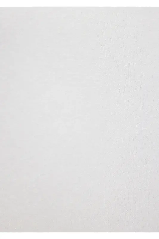 Hooded White Basic Sweatshirt - 6