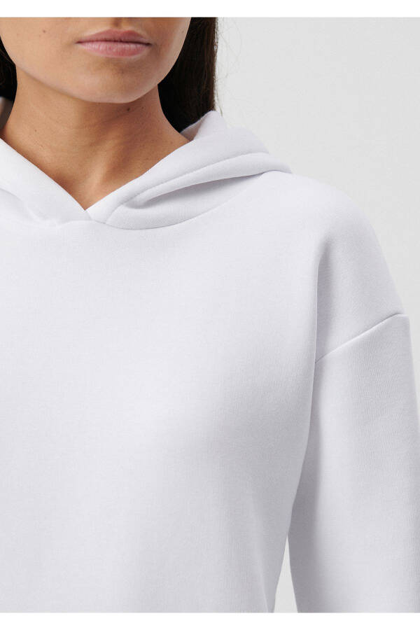 Hooded White Basic Sweatshirt 167299-70000 - 19