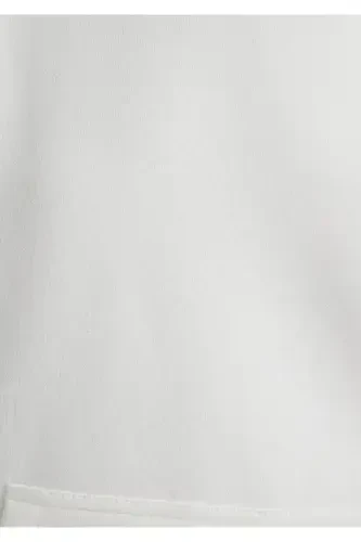 Hooded White Basic Sweatshirt 167299-70057 - 5