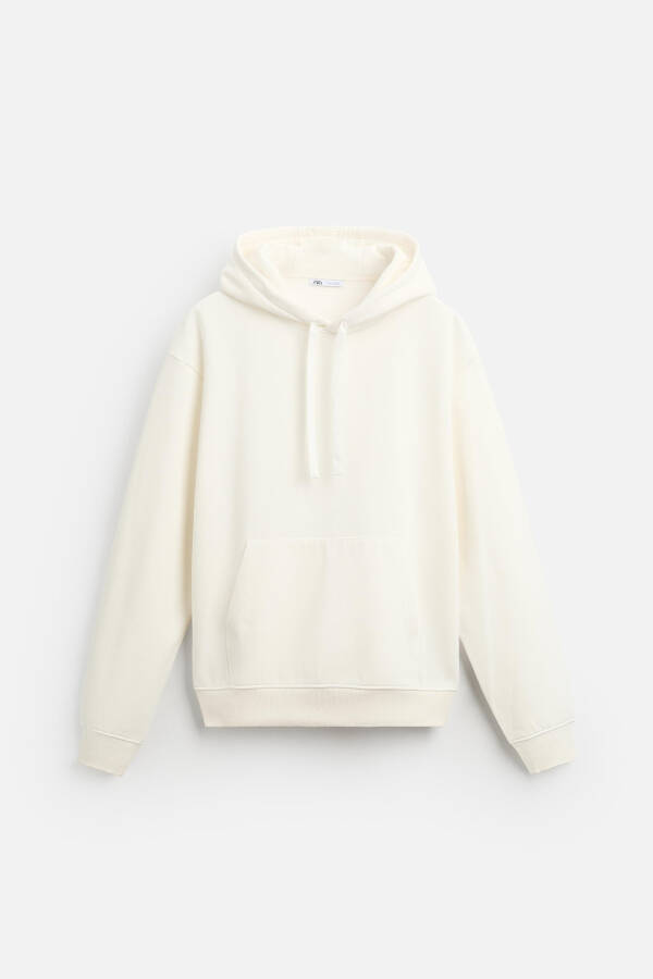 Hooded White Sweatshirt - 14