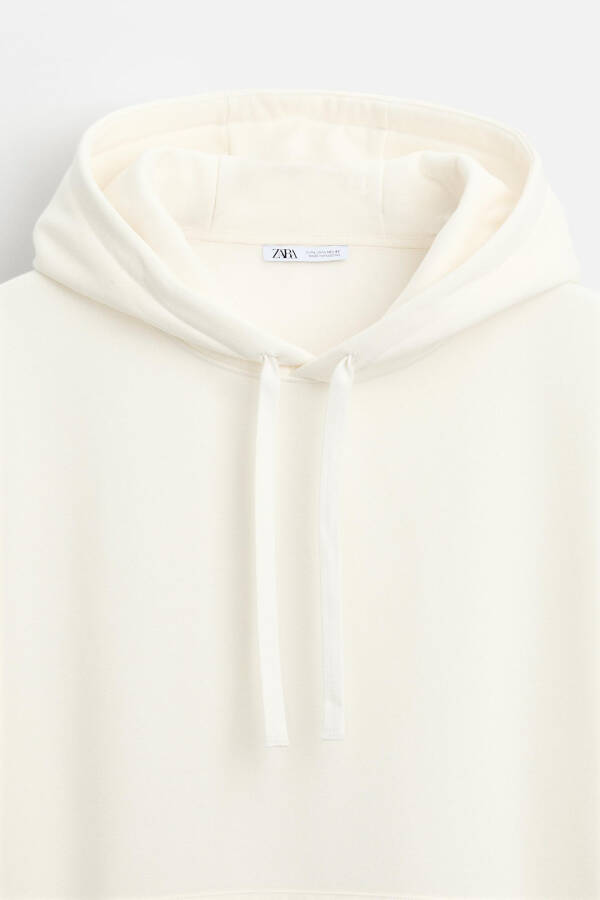 Hooded White Sweatshirt - 16