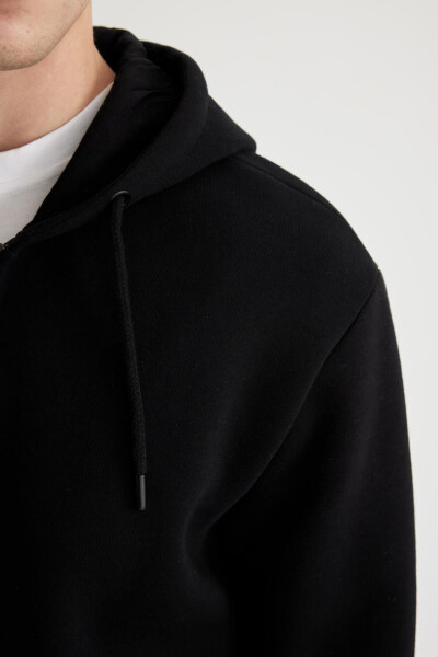 Hooded Zipper Basic Sweatshirt C4806ax23wn - 9