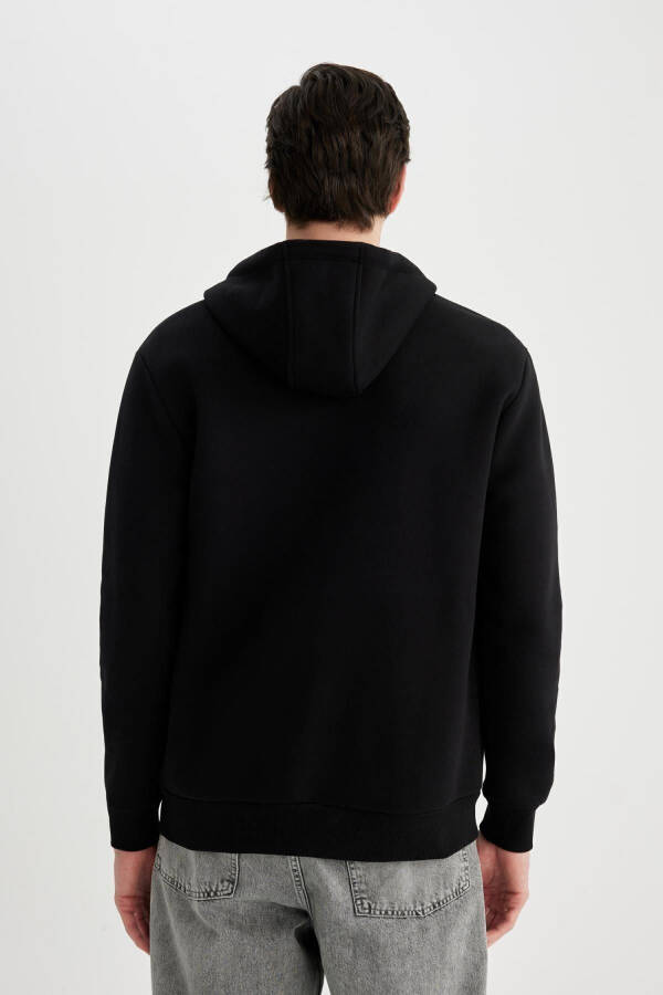 Hooded Zipper Basic Sweatshirt C4806ax23wn - 10