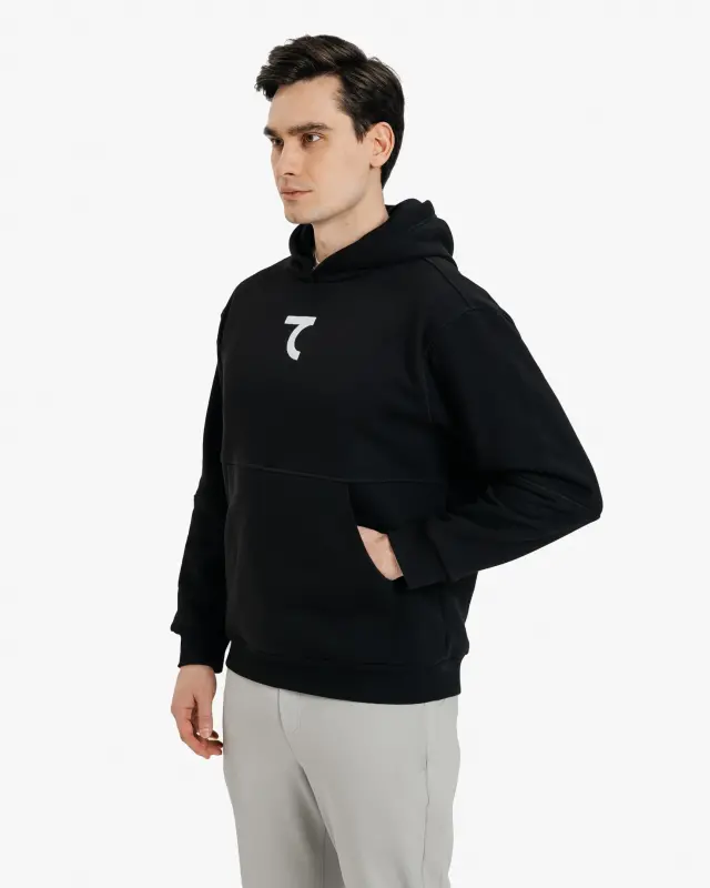 Hoodie - BLACK - 1