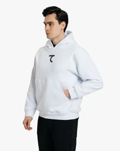 Hoodie - WHITE - 1