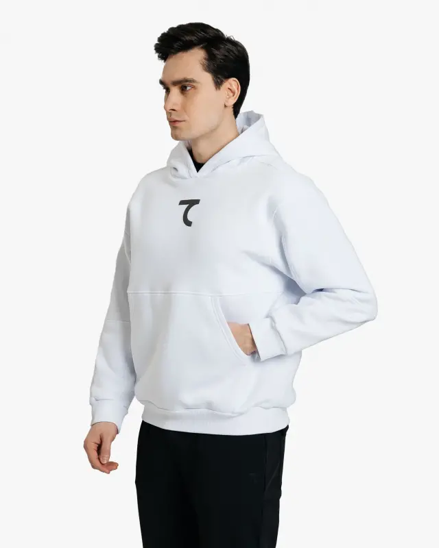 Hoodie - White - 1