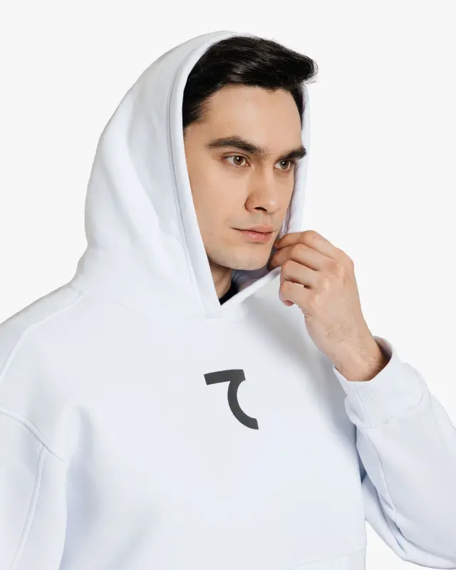 Hoodie - WHITE - 1
