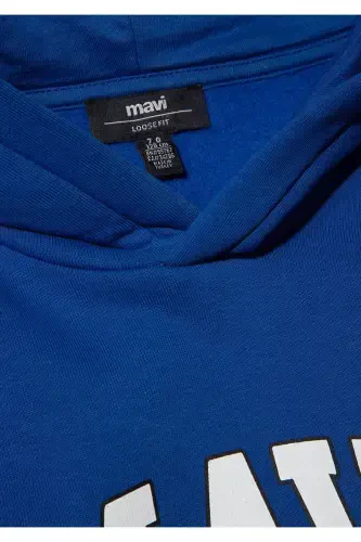 Hoodie with Logo Print - 4