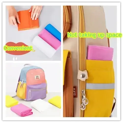 HOOMBOOM Bolalar uchun yomg'ir ponchosi (2 dona) Suv o'tkazmaydigan qayta foydalanish mumkin bo'lgan EVA yomg'ir paltosi Bolalar, o'g'il bolalar va qizlar uchun bir xil o'lchamdagi yomg'ir kurtkalari - 6