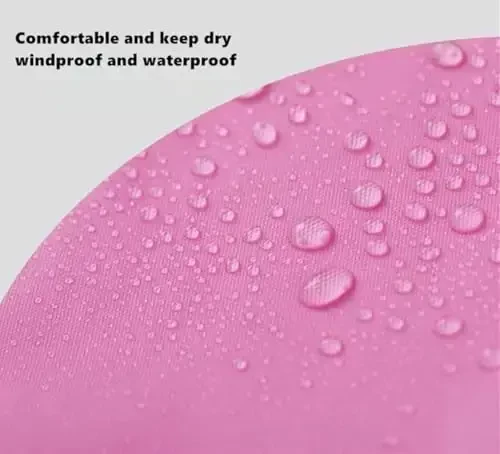 HOOMBOOM Rain Poncho for Kids(2 Pack) Waterproof Reusable EVA Raincoat One Size Rain Jackets for Children,Boys and Girls - 6