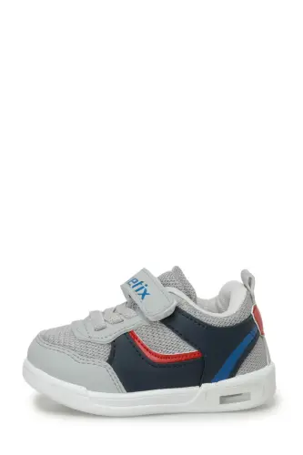 HORNET J TX 4FX Gray Boys Sneaker-Gray - 4