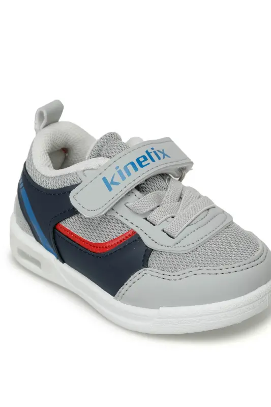 HORNET J TX 4FX Gray Boys Sneaker-Gray - 8