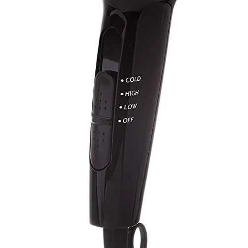 Hot Beauty 1875 Ceramic Styler Hair Styling Blow Dryer 2 Attachments Included Lightweight and Fast Dry Multi Heat Speed Setting Perfect Size for Home or Travel - 5