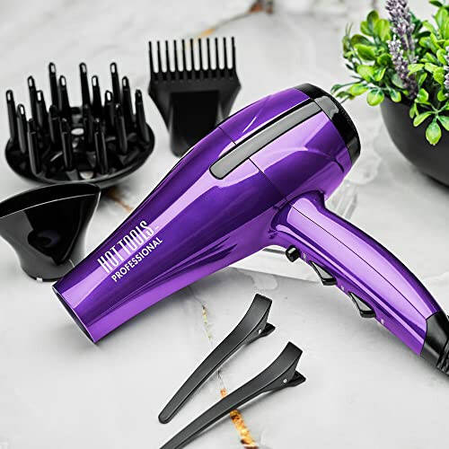 Hot Tools Pro Artist 1875W Turbo Seramika + Ionik Soch Quritgich | Tez quriydi, yengil - 6