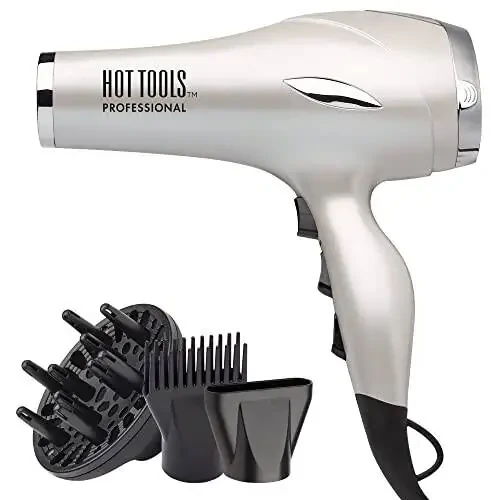 Hot Tools Pro Artist 2400 Turbo Ceramic + Ionic Hair Dryer | Fast Dry, Lightweight - 1
