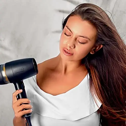 Hot Tools Pro Artist Qora Oltin Quietair Quvvatli Soch Quritgich | Kuchli Zen Quritgich Tajribasi - 5
