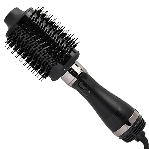 Hot Tools Pro Artist Black Gold Detachable One Step Volumizer and Hair Dryer | Pro Drying & Styling (Large) 