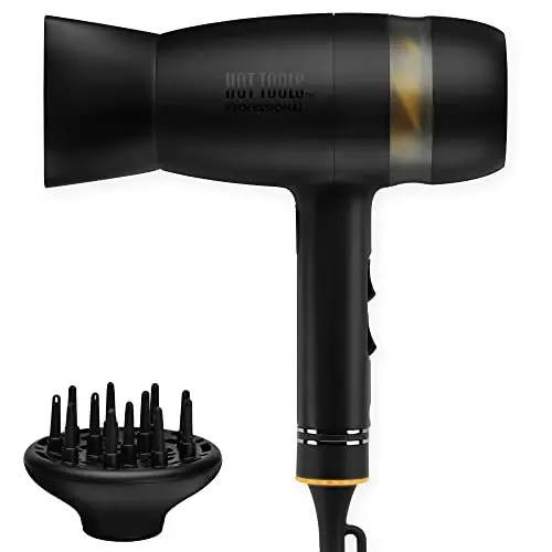 Hot Tools Pro Artist Black Gold Quietair Power Dryer | Powerful Zen Drying Experience - 1