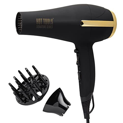 Hot Tools Pro Signature Ionic Ceramic Hair Dryer | Lightweight with Professional Blowout Results - 1