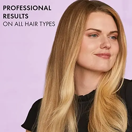 Hot Tools Professional Rainbow Turbo Ceramic Hair Dryer | 1875W Powerful and Quiet Blowouts & Pro Artist Black Gold Evolve Ionic Salon Hair Flat Iron | Long-Lasting Finish for Straightening Hair, - 3