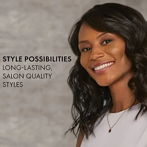 Hot Tools Professional Rainbow Turbo Ceramic Hair Dryer | 1875W Powerful and Quiet Blowouts & Pro Artist Black Gold Evolve Ionic Salon Hair Flat Iron | Long-Lasting Finish for Straightening Hair, - 6