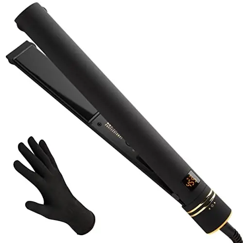 Hot Tools Professional Rainbow Turbo Ceramic Soch Quritgich | 1875W Kuchli va Jim Quritish & Pro Artist Black Gold Evolve Ionik Salon Soch Dazmoli | Sochni Tekislash uchun Uzoq Muddatli Natija, - 5