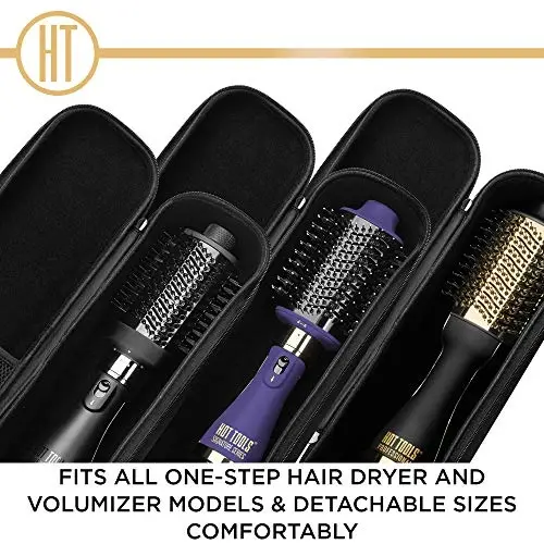 Hot Tools One Step Volumizer Storage Case | Stores All Types of Volumizers (Black) - 3
