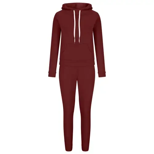 hotojiny Women Jogger Outfit Matching Sweat Suits Long Sleeve Hooded Sweatshirt and Sweatpants 2 Piece Workout Sets Tracksuit Womens Clothes - 6