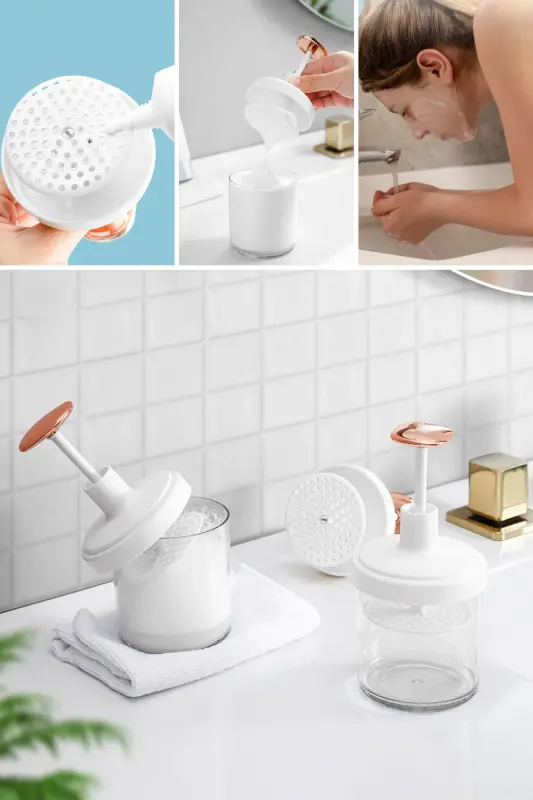 House By House Skin Care Facial Cleansing Washing Cream Foam Machine - PIEV