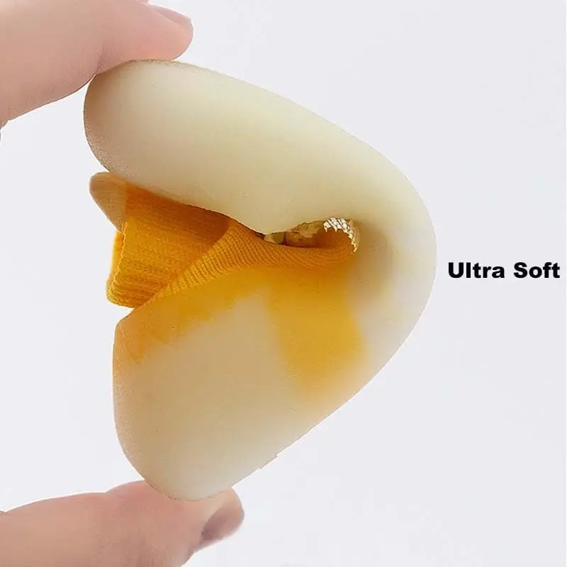 HOVELL Toddler 2 Pairs Anti-Skid Paypoqlar Oyoq Kiyim Chaqaloq O'g'il Bolalar Qizlar Rezina Taglik Ichki Birinchi Yurish Shlyapalari - 3