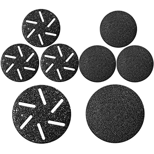 8 Pcs Refill Rollers for Hoxida Electric Foot Callus Remover Pedicure Tools, Replacement Grinding Heads Roller for Pedi Electric Foot File,Refills 8 Pack Replacement Heads(4 Regular&4 Extra Coarse) - 1