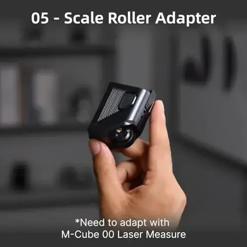 HOZO M-Cube Laser Measuring Tool Adaptor 05 Scale Roller,Electronic Digital Tape Measure with Laser,Infinite Customized Scales and ±1/32 inch Accuracy,93 Built-in US Imperial, Metric Scales - 2