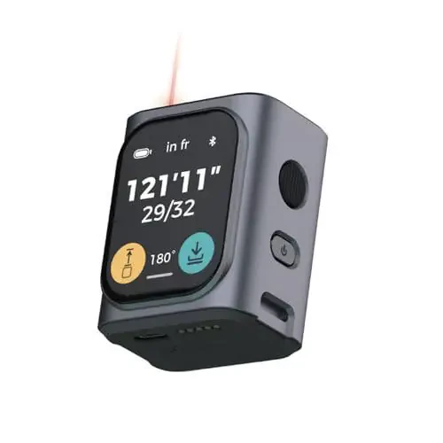 HOZO M-Cube Laser Measuring Tool,164ft/50m,±1/16 inch Accuracy,Rechargeable Modular Laser Measurement Tool for Area,Volume,Pythagorean,Big Number LCD Display | Bluetooth App,Small Laser Tape Measure - 1