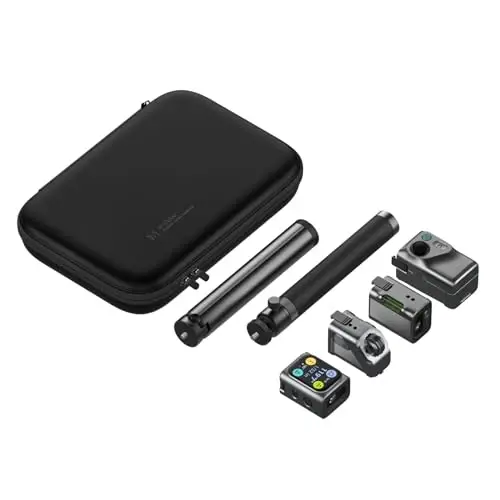 HOZO M-Cube Pro Laser Measuring Tool Combo: 4 Modules Build to Adapt, M-Tripod & M-Protection Case, Rechargeable Modular Laser Distance Meter with Bilateral Laser, Digital Scale Roller | Bluetooth App 