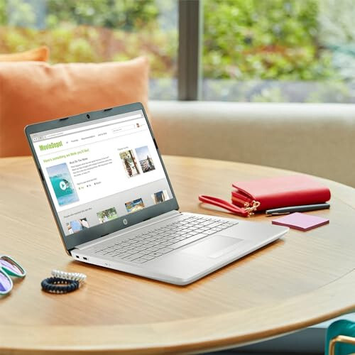 HP 14 Dizüstü Bilgisayar, Intel Celeron N4120, 8 GB RAM, 64GB eMMC Depolama, 14 inç Micro-Edge HD Ekran, Windows 11 Home S, İnce ve Taşınabilir, Bir Yıl Microsoft 365 - 5