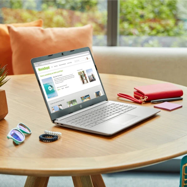 HP 14 inch Windows Laptop Intel Celeron N4120 4GB RAM 64GB eMMC Silver (12-mo. Microsoft 365 Included)-NATURALSILVER - 9