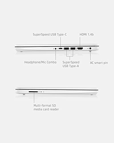 HP 14 Noutbuk, Intel Celeron N4020, 4 GB RAM, 64 GB Xotira, 14 dyuymli Mikro Qirralı HD Displey, Windows 11 Home, Yupqa va Ko'chma, 4K Grafika, Bir Yil Microsoft 365 (14-dq0040nr, Qor Parchalari Oq) - 5