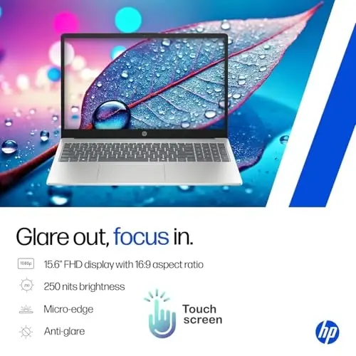 HP 15 AI-Powered Copilot Laptop, 15.6