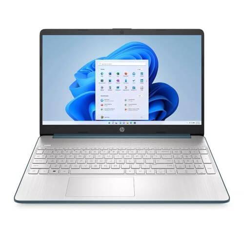 HP 15 Slim Dizüstü Bilgisayar Okyanus Mavisi Intel i3-1115G4 4.1GHz'e Kadar 8GB RAM 256GB SSD 15.6 inç HD LCD Web Kamerası WiFi HDMI Windows 11 (15-DY200-Yenilenmiş) - 1