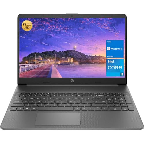 HP 15.6 FHD Eng yangi flagman biznes noutbuki, Intel 4 yadroli i3-1215U 4.4 Gts gacha (i5-1155G7 ni yengib ketgan), 16 Gb RAM, 1 Tb NVMe SSD, tez zaryadlash, raqamli klaviatura, Bluetooth, Wi-Fi, HDMI, Windows 11, GM aksessuari bilan, kulrang - 1