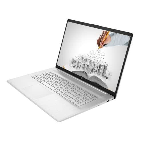 HP 17 Business Laptop, 17.3” HD+ Display, 11th Gen Intel Core i3-1125G4 Processor, 32GB RAM, 1TB SSD, Wi-Fi, HDMI, Webcam, Windows 11 Pro, Silver - 9