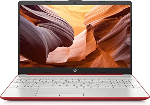 HP 2023 15'' HD IPS Dizüstü Bilgisayar, Windows 11, Intel Pentium 4 Çekirdekli İşlemci 2.70GHz'ye Kadar, 8GB RAM, 128GB SSD, HDMI, Süper Hızlı 6. Nesil WiFi, Dale Kırmızı (Yenilenmiş) - 1