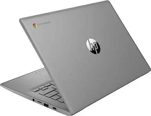 HP 2023 Chromebook noutbuki, 14 dyuymli displey, Intel Celeron N4120 protsessori, 4 GB RAM, 64 GB eMMC, Intel UHD Graphics 600, WiFi, Bluetooth, Chrome OS, zamonaviy kulrang - 4